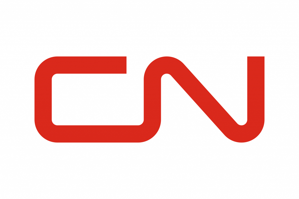 Canadian National Railway logo.