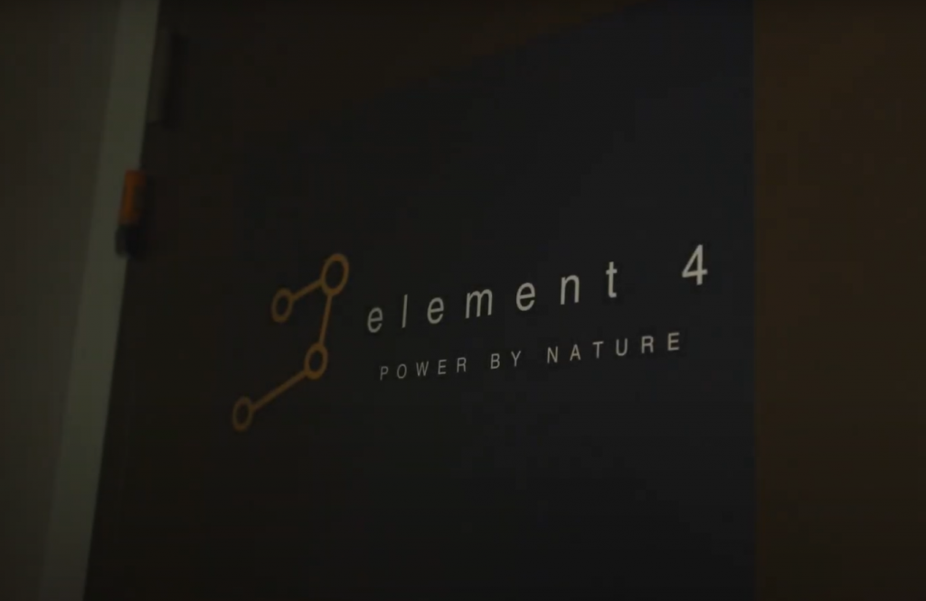 Element 4 powered by nature signage