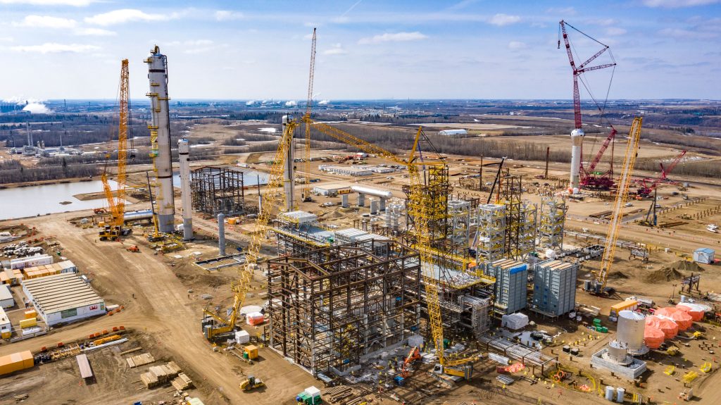 Heartland Petrochemical Complex under construction.